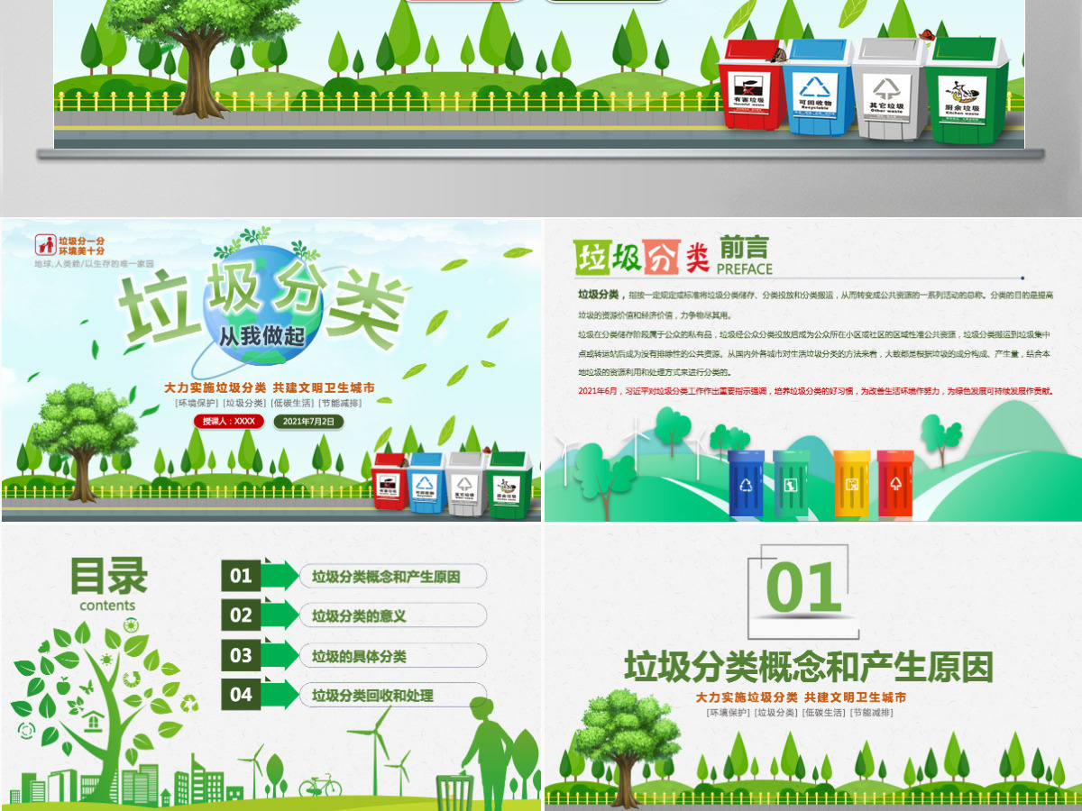 原创垃圾分类处理环保生态政府企业资源节约培训-版权可商用 原创垃圾分类处理环保生态政府企业资源节约培训-版权可商用