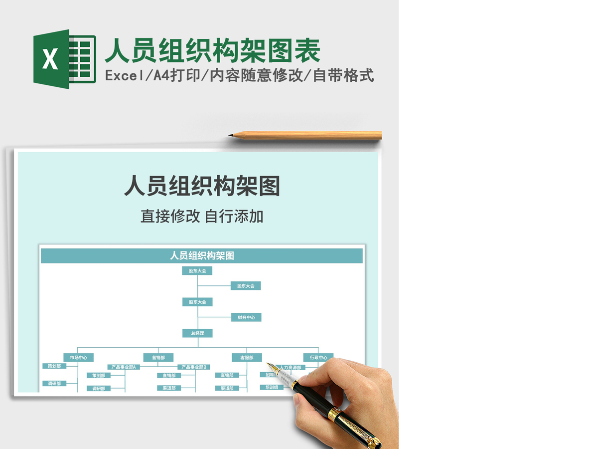 2021年人员组织构架图表 2021年人员组织构架图表