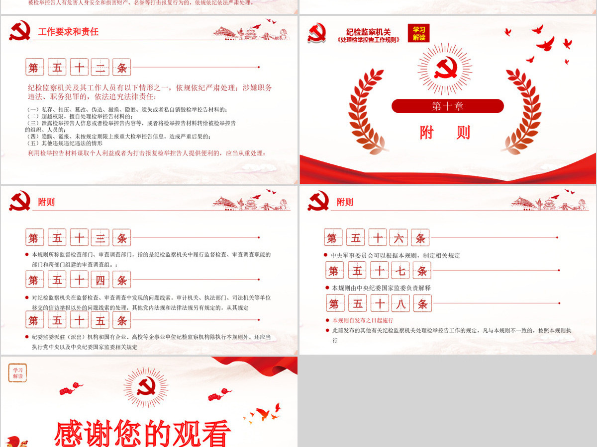原创纪检监察机关处理检举控告工作规则解读ppt 原创纪检监察机关处理检举控告工作规则解读ppt
