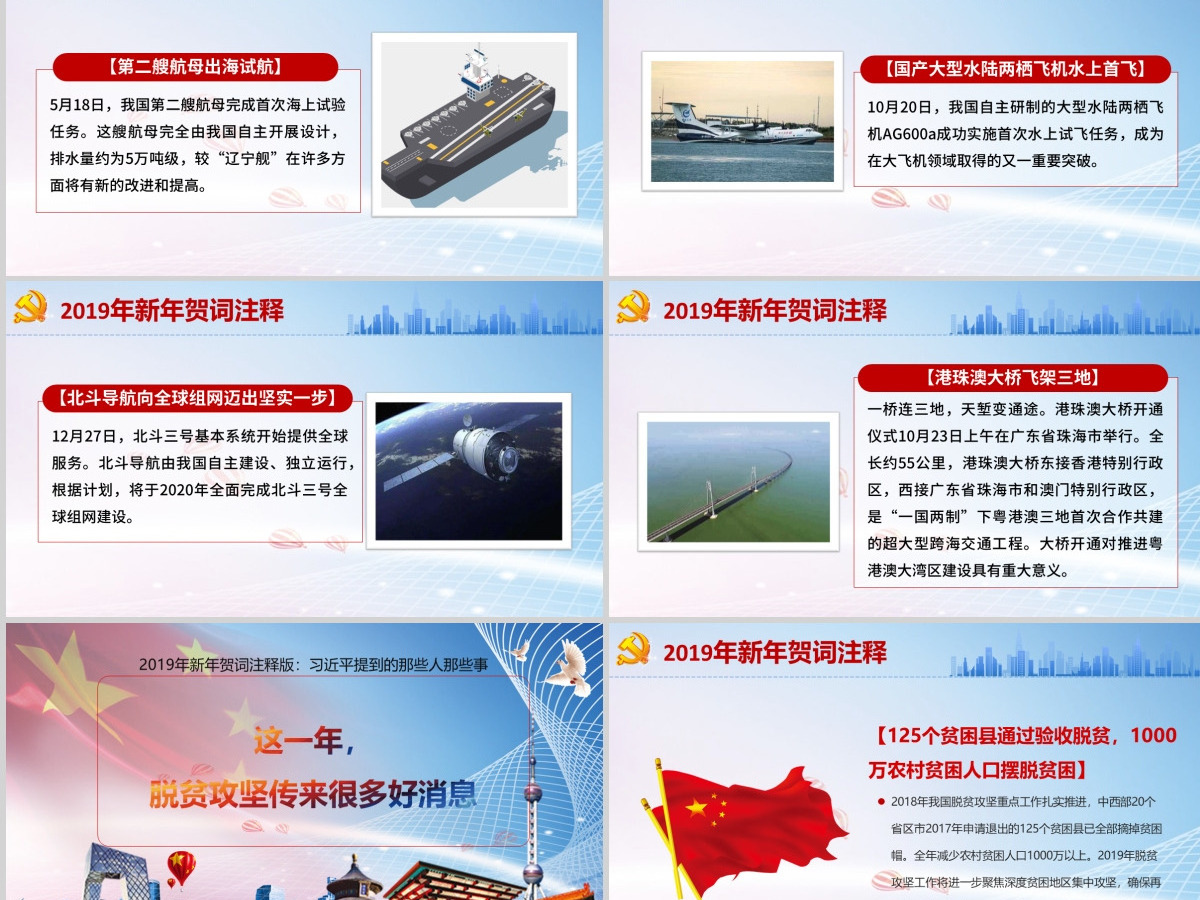 原创我们都是追梦人2019新年贺词PPT学习-版权可商用