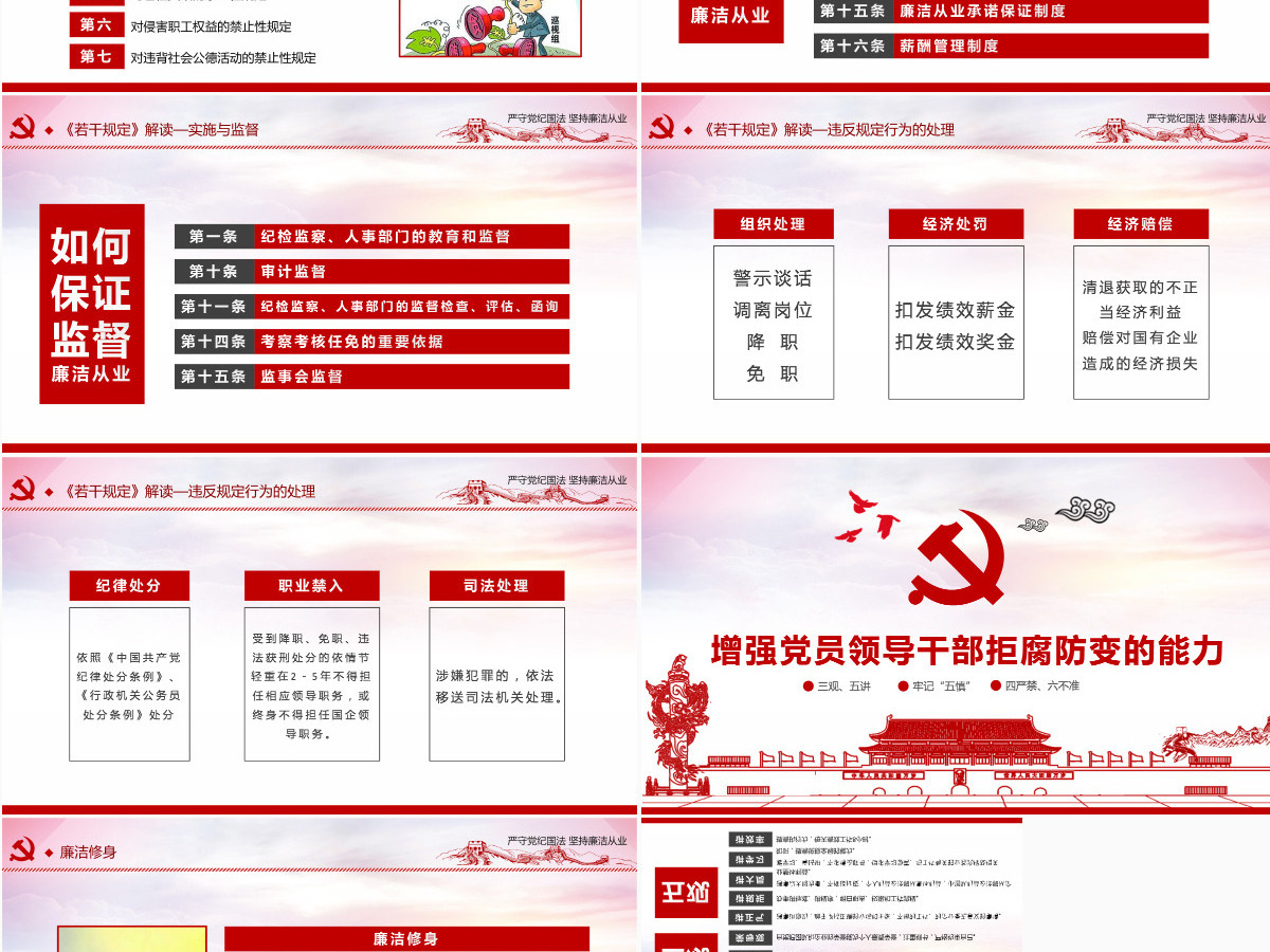 严守党纪国法坚持廉洁从业廉政PPT课件
