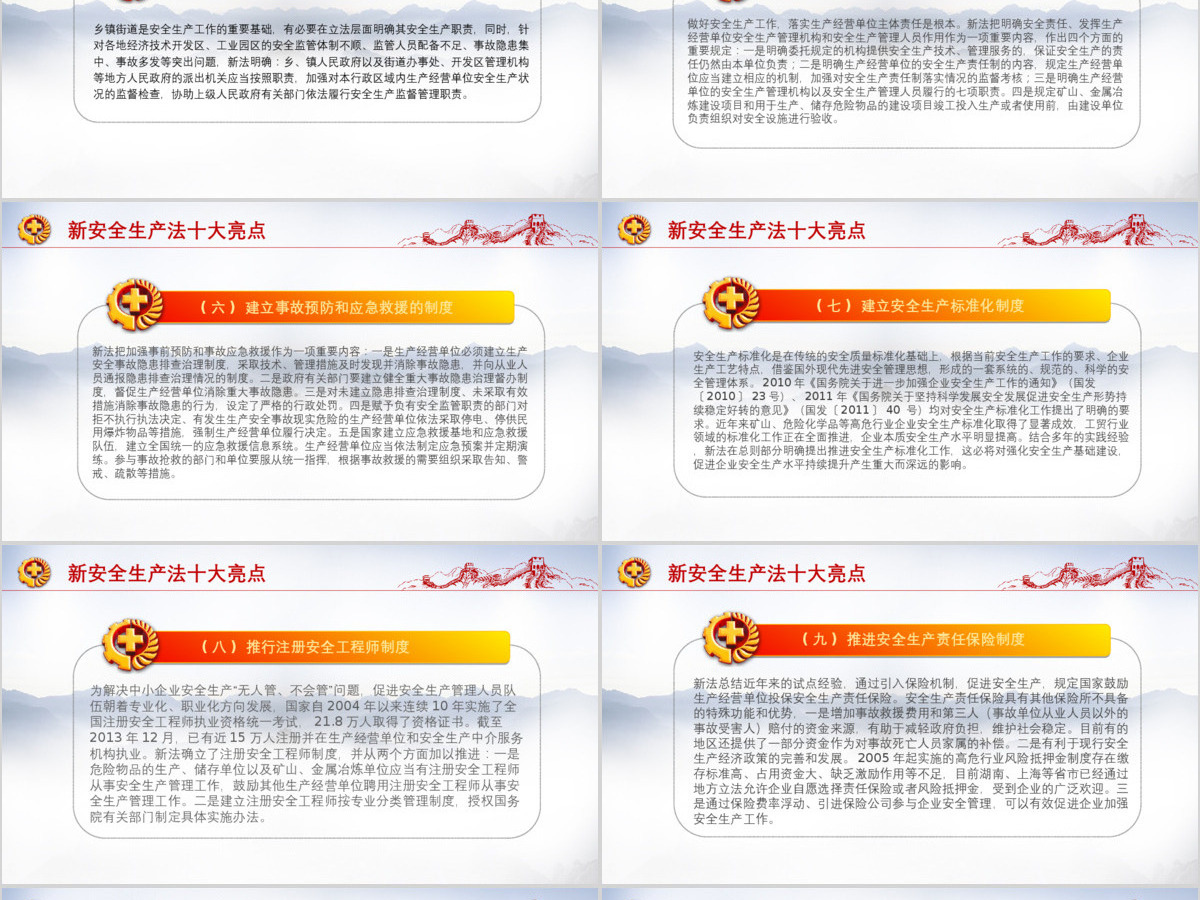 2019年安全生产教育ppt设计模板幻灯片 2019年安全生产教育ppt设计模板幻灯片