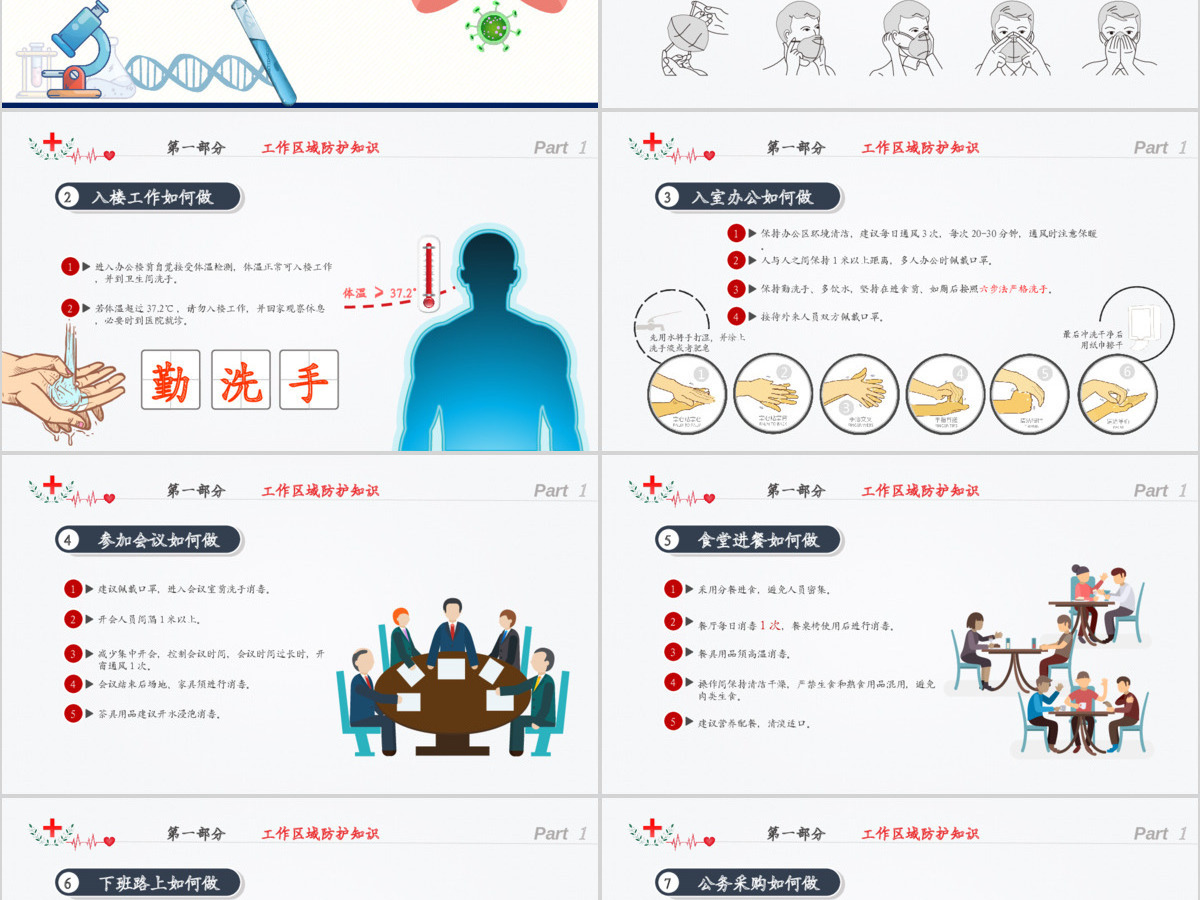 原创公民预防新冠肺炎感染卫生健康知识指南手册