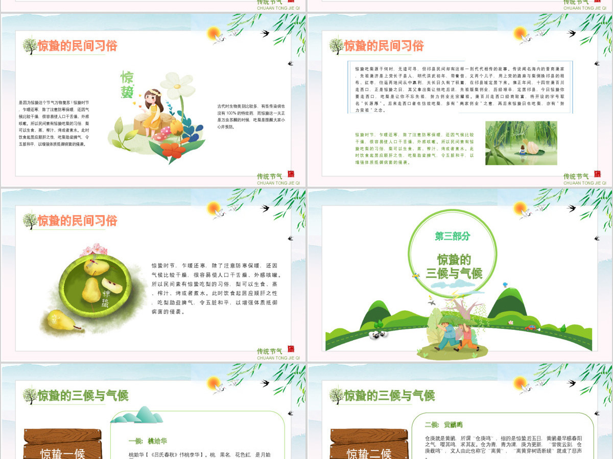 原创中国传统二十四节气之校园班会惊蛰节气主题班会介绍PPT-版权可商用 原创中国传统二十四节气之校园班会惊蛰节气主题班会介绍PPT-版权可商用