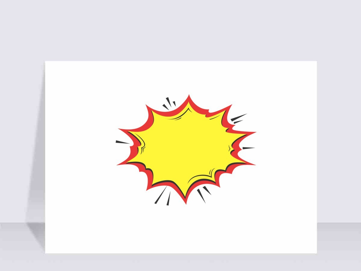 爆炸促销标签 爆炸促销标签