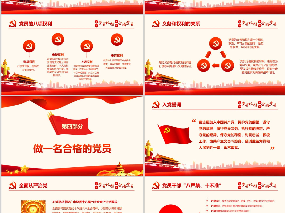 坚持党员标准ppt讲稿做合格党员党课学习-含讲稿 坚持党员标准ppt讲稿做合格党员党课学习-含讲稿