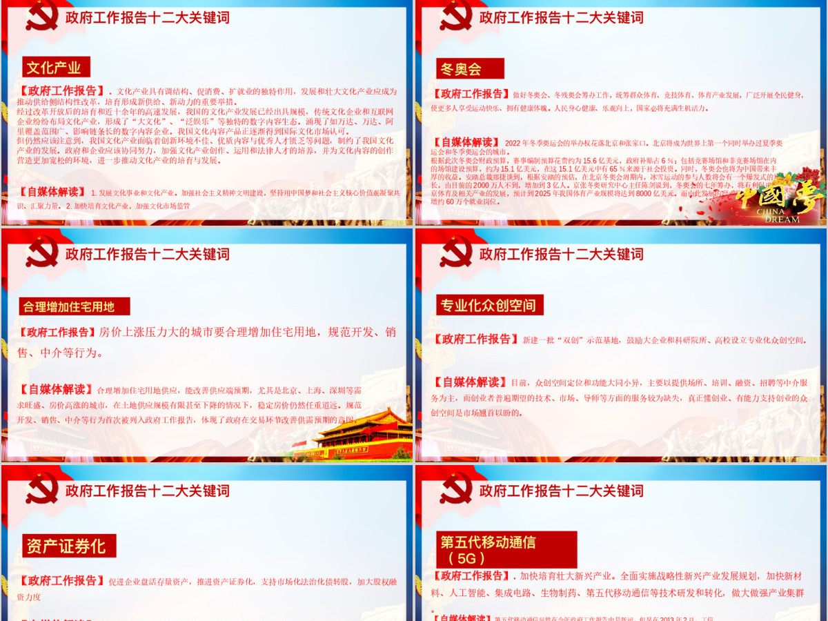 2017全国两会党政ppt模板幻灯片 2017全国两会党政ppt模板幻灯片