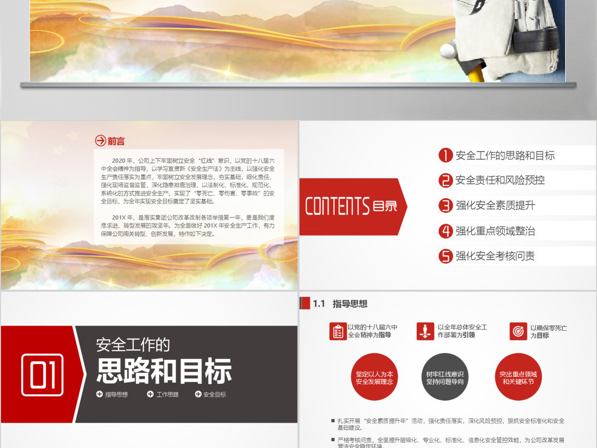 安全生产工作汇报ppt