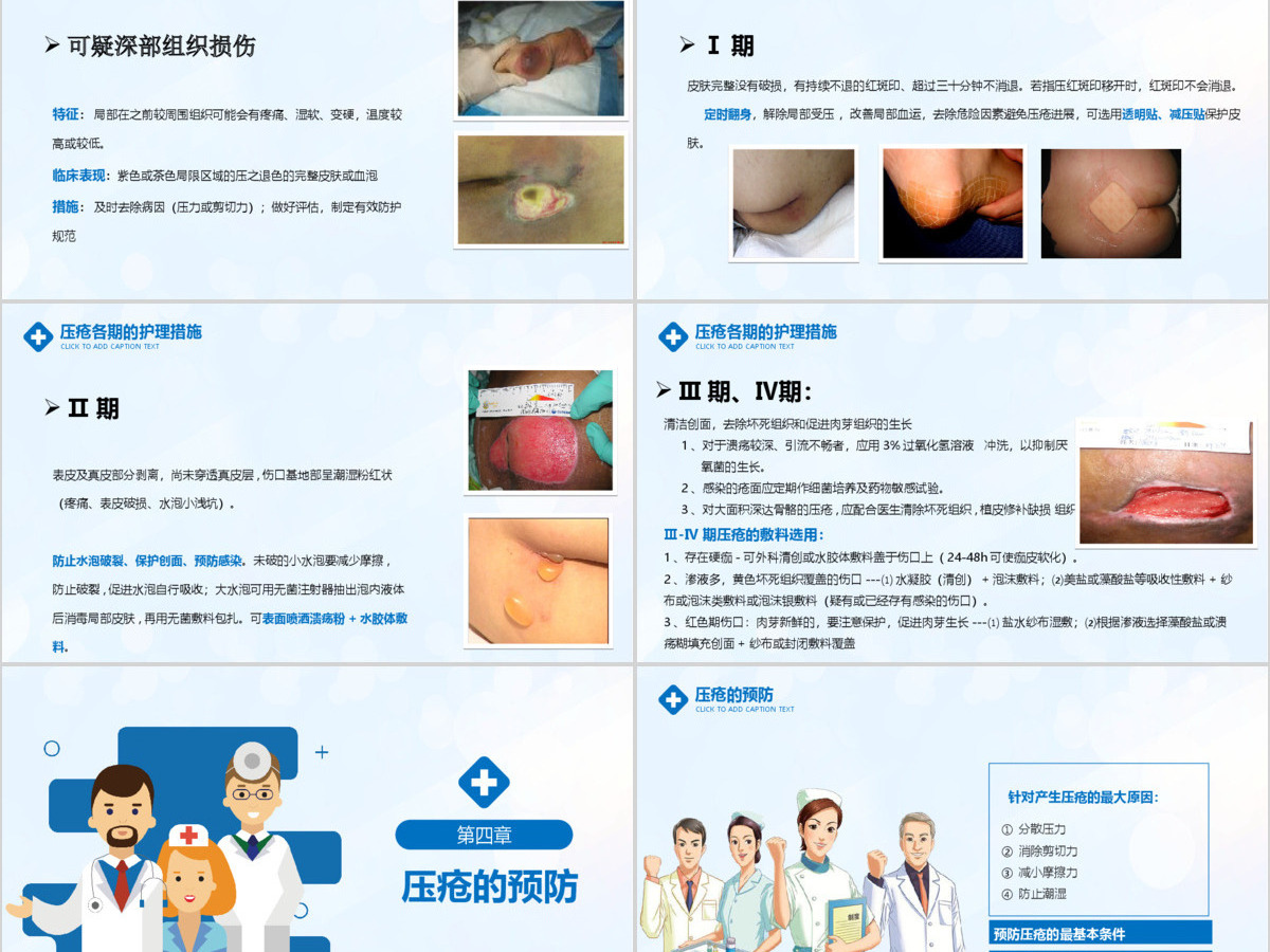卡通简约压疮预防与护理PPT模板 卡通简约压疮预防与护理PPT模板