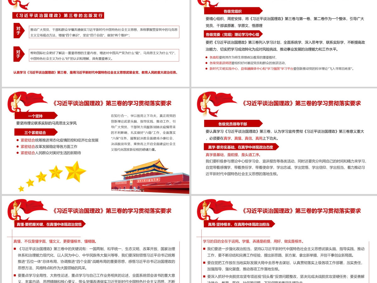 《习近平谈治国理政》第三卷 重点内容全面解读 PPT课件-含讲稿