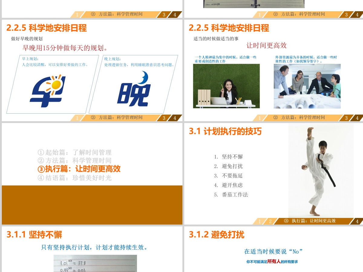 让时间变得高效——时间管理课程商务培训ppt模板
