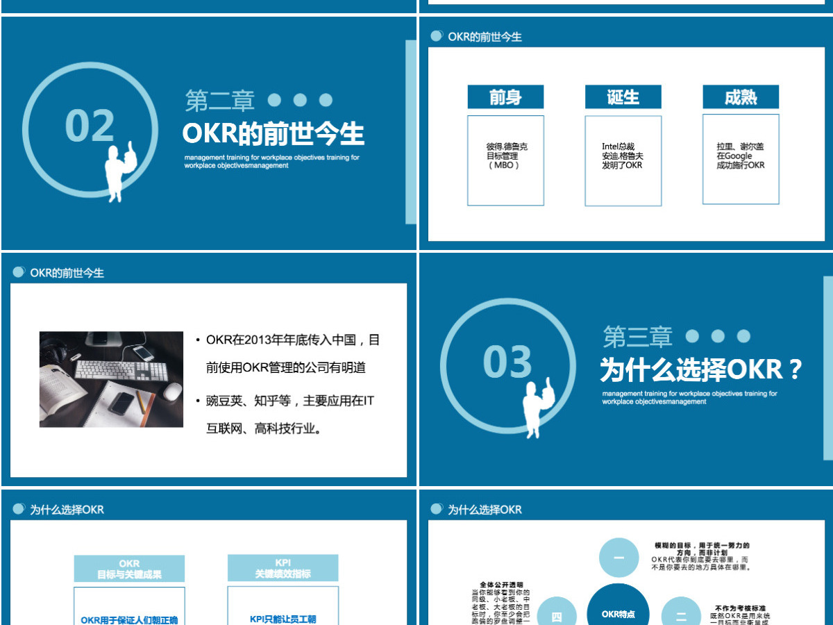 OKR工作法培训通用PPT模板