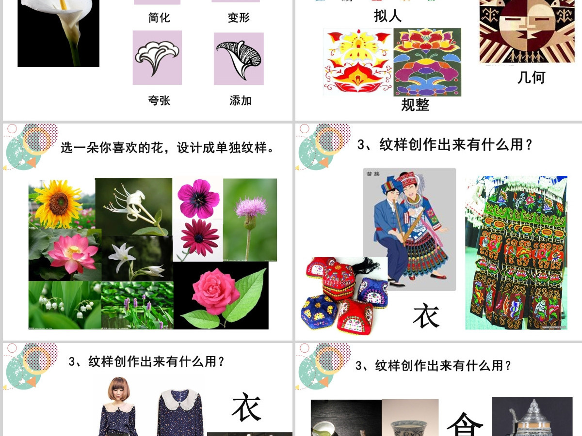 初中美术《生活中的纹样》课件ppt