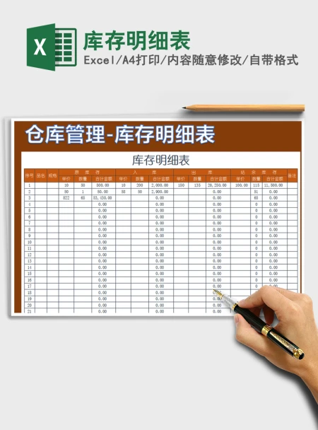 2021年库存明细表