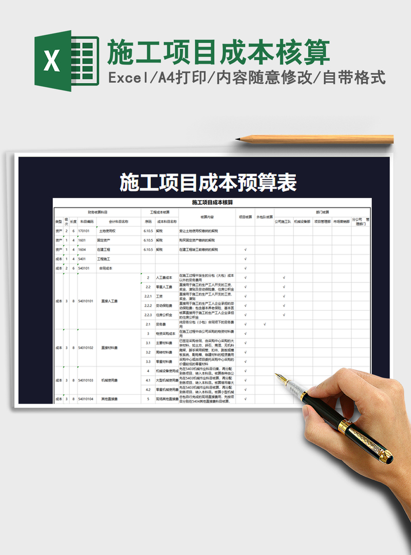 2021年施工项目成本核算