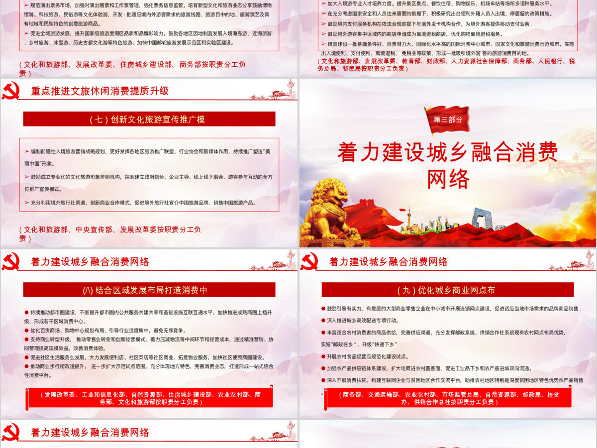 关于促进消费国内市场的实施意见PPT