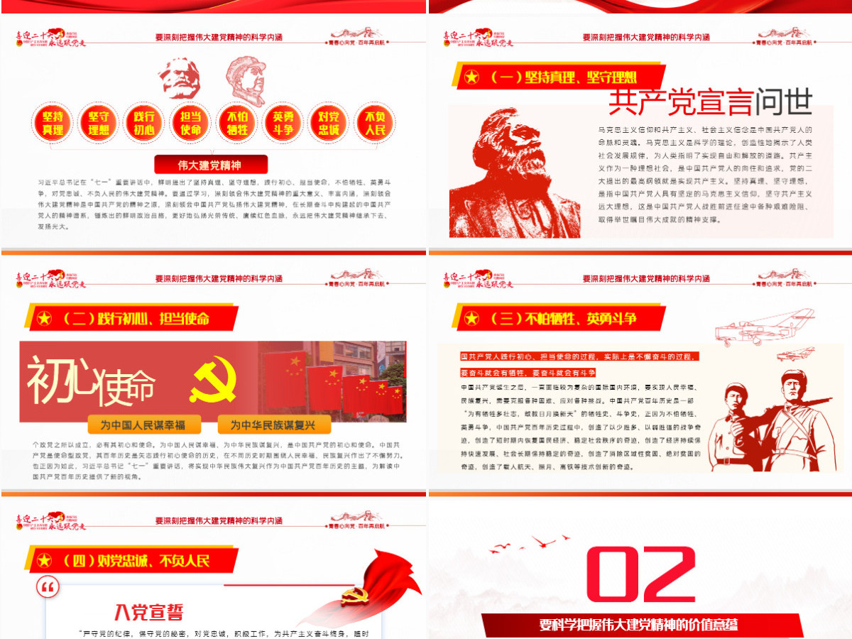 继承和弘扬伟大建党精神2022团课团支部团委大学共青团团员培训专题课件模板PPT-含讲稿 继承和弘扬伟大建党精神2022团课团支部团委大学共青团团员培训专题课件模板PPT-含讲稿