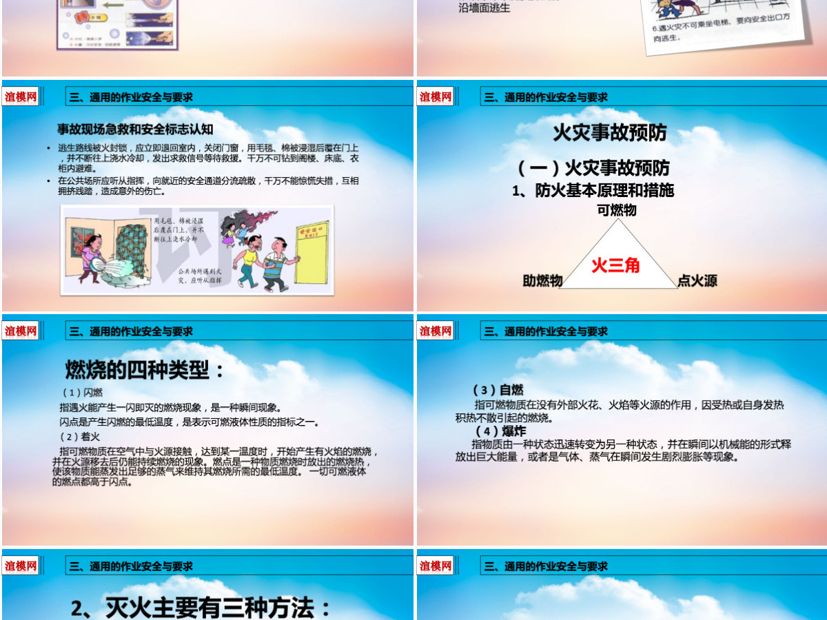 2019安全建筑知识PPT模板