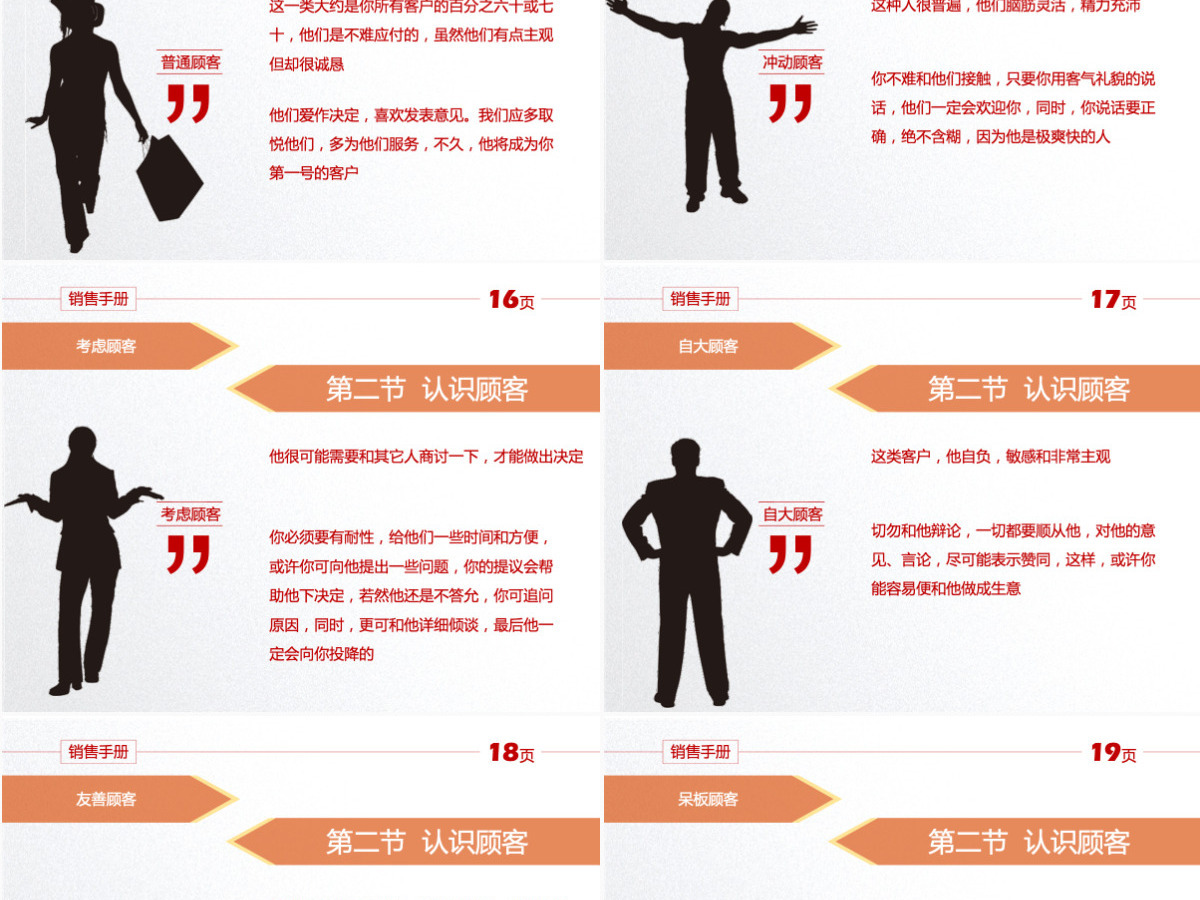 销售手册销售工作汇报PPT模板幻灯片 销售手册销售工作汇报PPT模板幻灯片