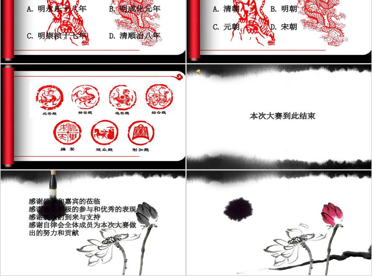 旅游知识竞赛决赛