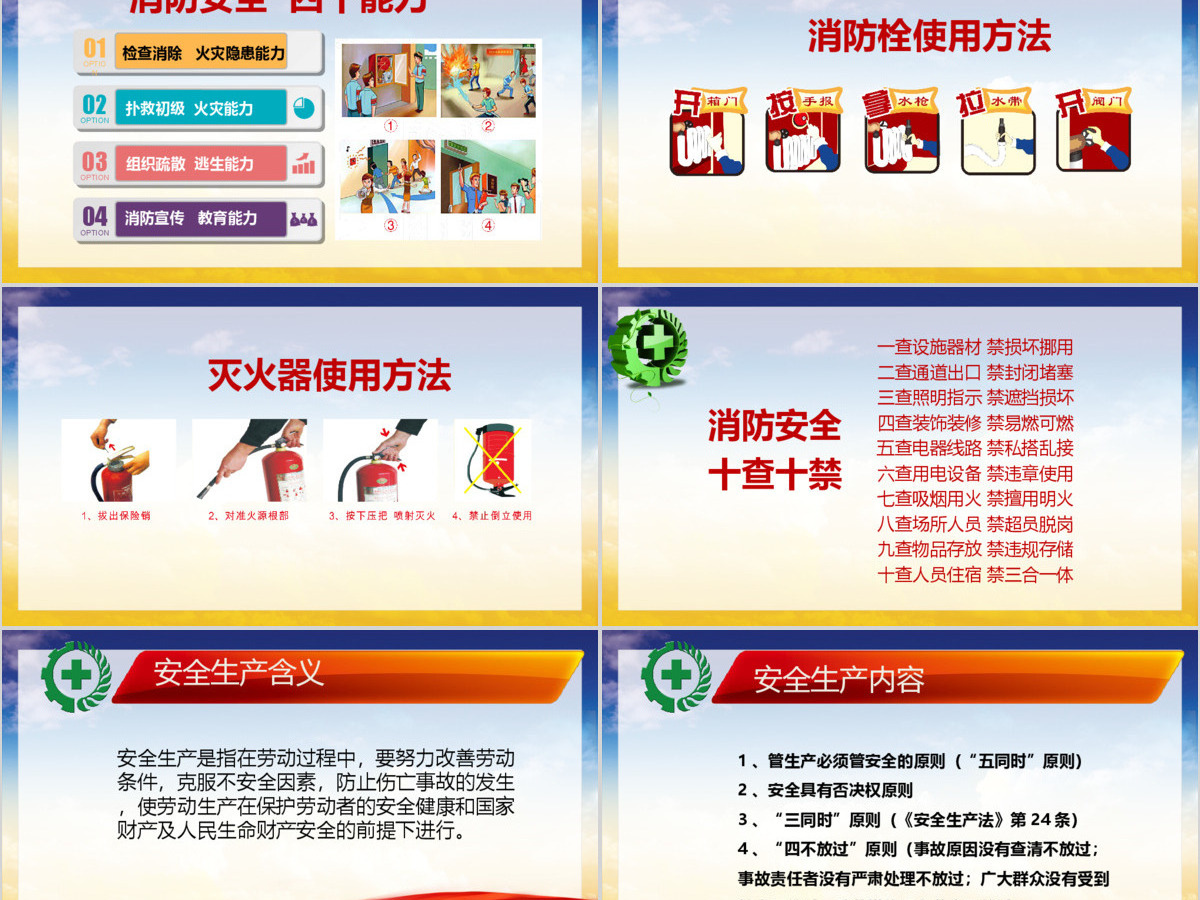2018年安全生产月宣传教育培训PPT