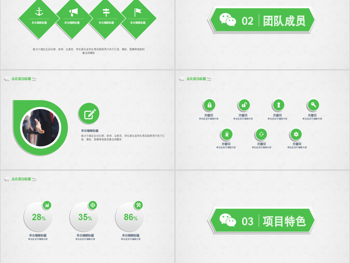 微信传播营销策划报告ppt模板幻灯片 微信传播营销策划报告ppt模板幻灯片