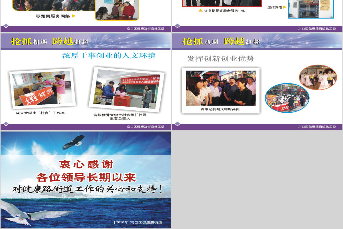 政府工作汇报PPT：争当城市经济发展排头兵