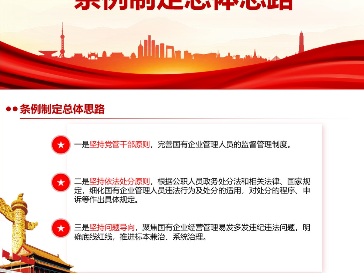 结合案例详细解读《国有企业管理人员处分条例》PPT+讲稿