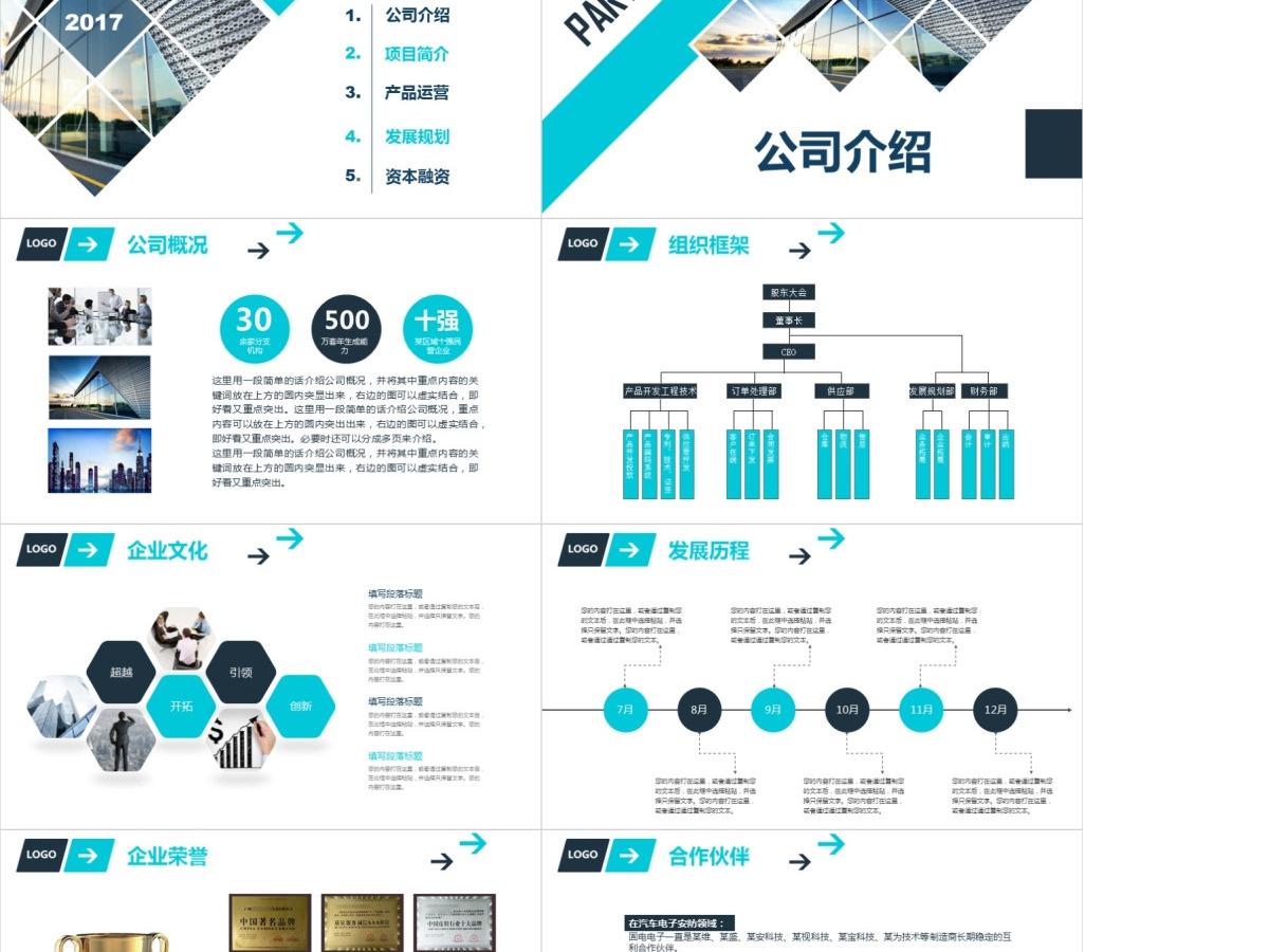 稳重简约蓝色公司简介企业文化宣传PPT 稳重简约蓝色公司简介企业文化宣传PPT