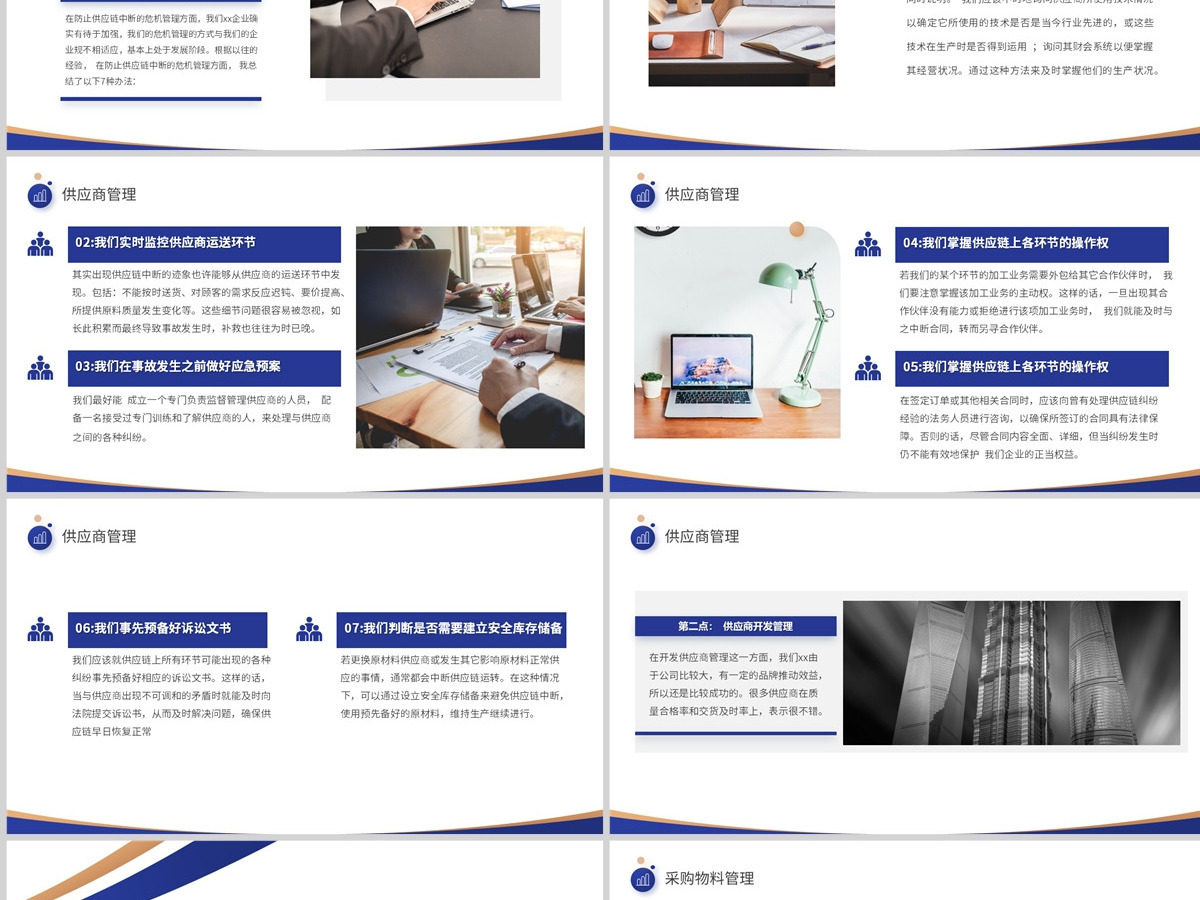 202X采购部年终总结PPT商务风采购部年终总结年终工作总结汇报课件模板