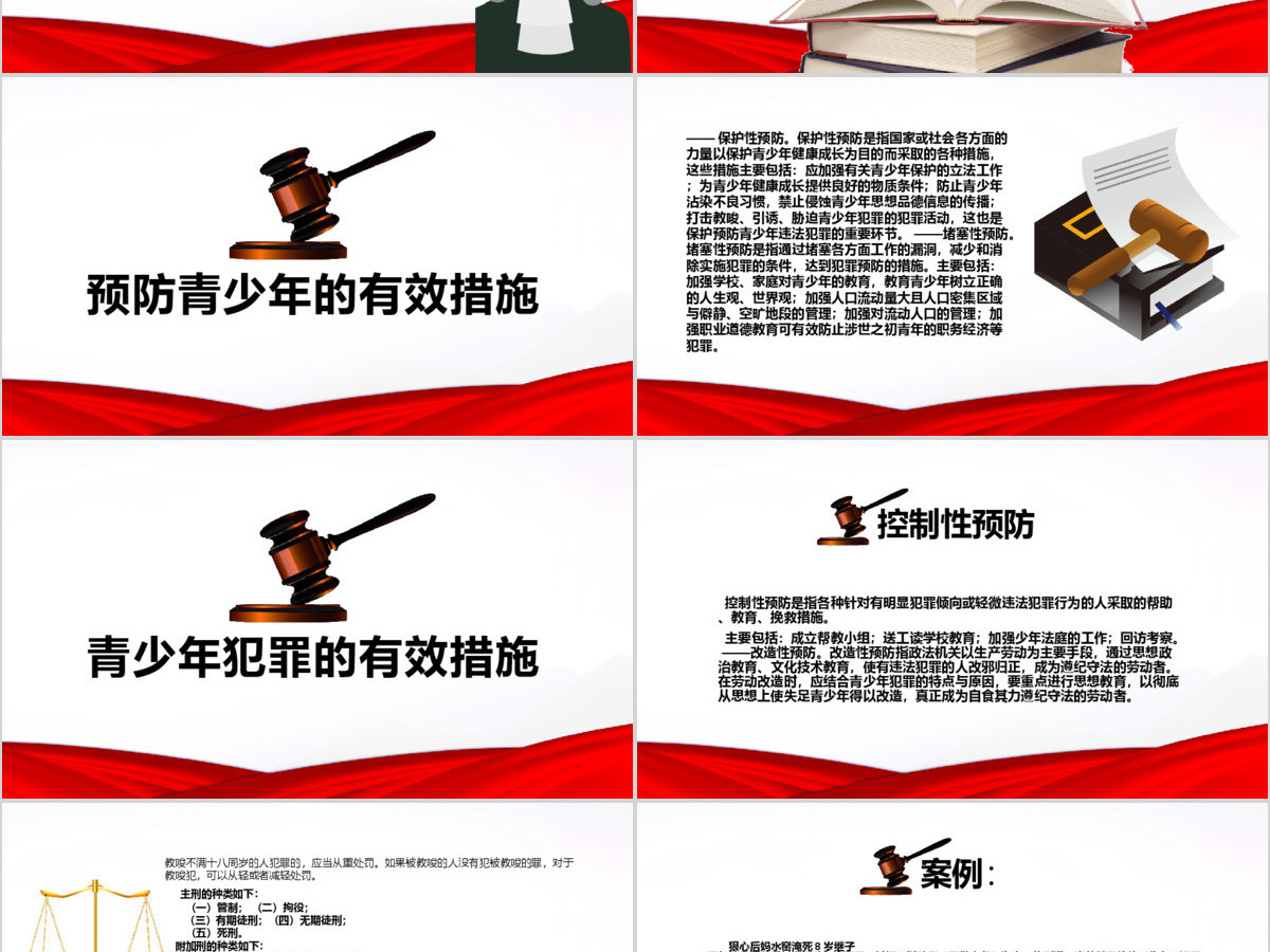精美大气法制宣传日普法宪法会议报告PPT