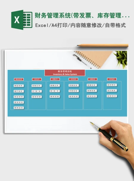 2021年财务管理系统(带发票、库存管理、应收应付)