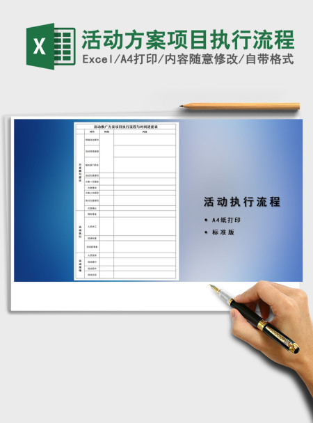 2021年活动方案项目执行流程