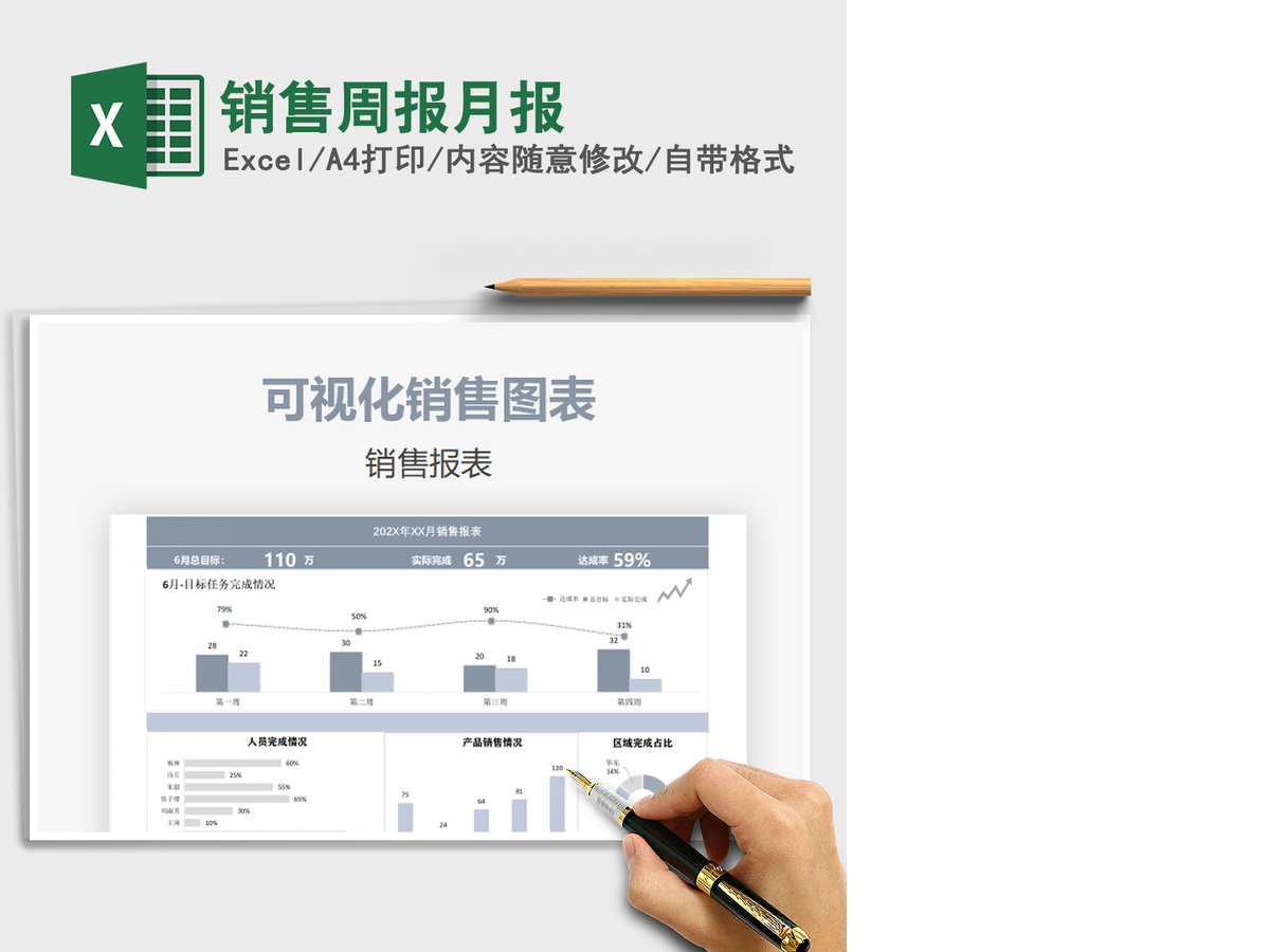 2021年销售周报月报