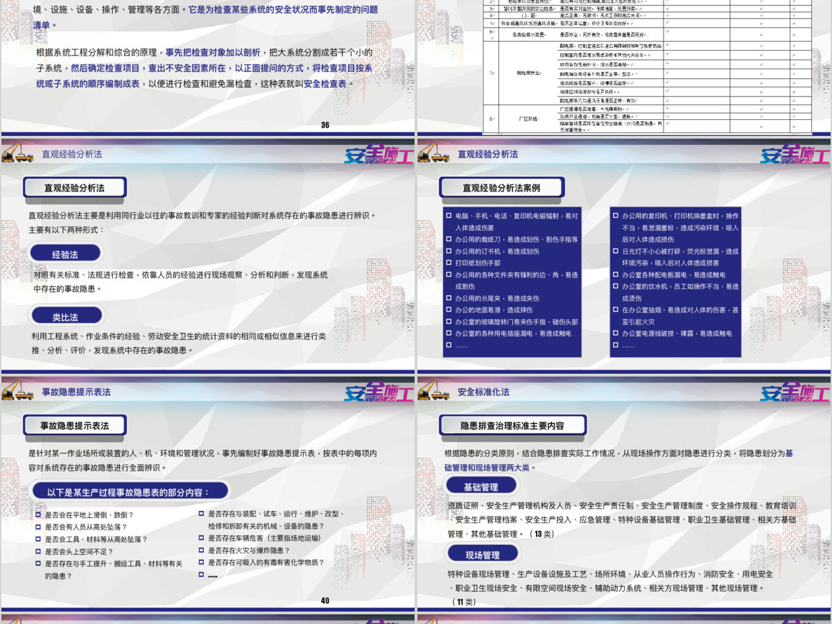 安全施工安全培训PPT模板 安全施工安全培训PPT模板