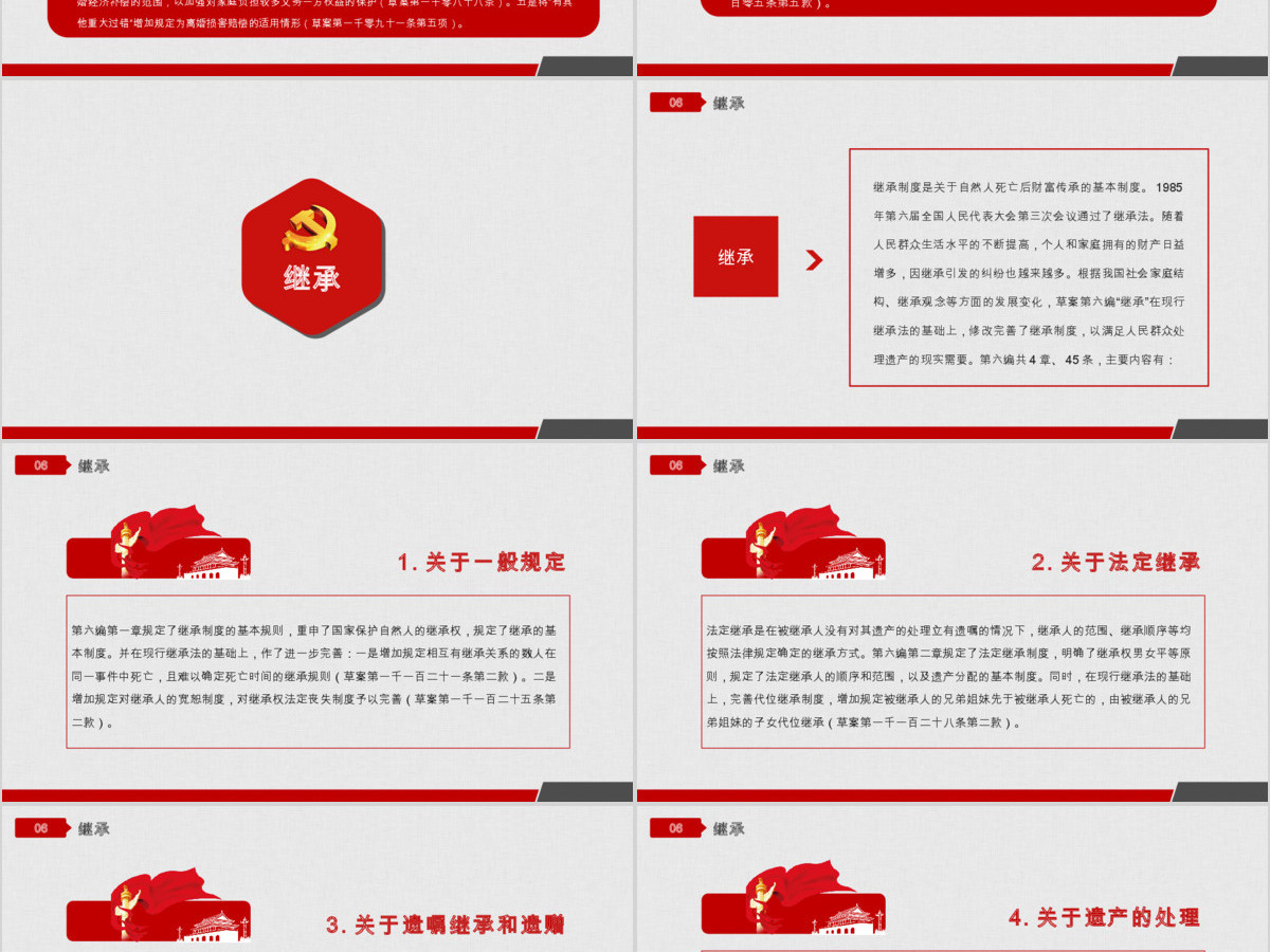 中华人民共和国民法典草案解读党课PPT 中华人民共和国民法典草案解读党课PPT