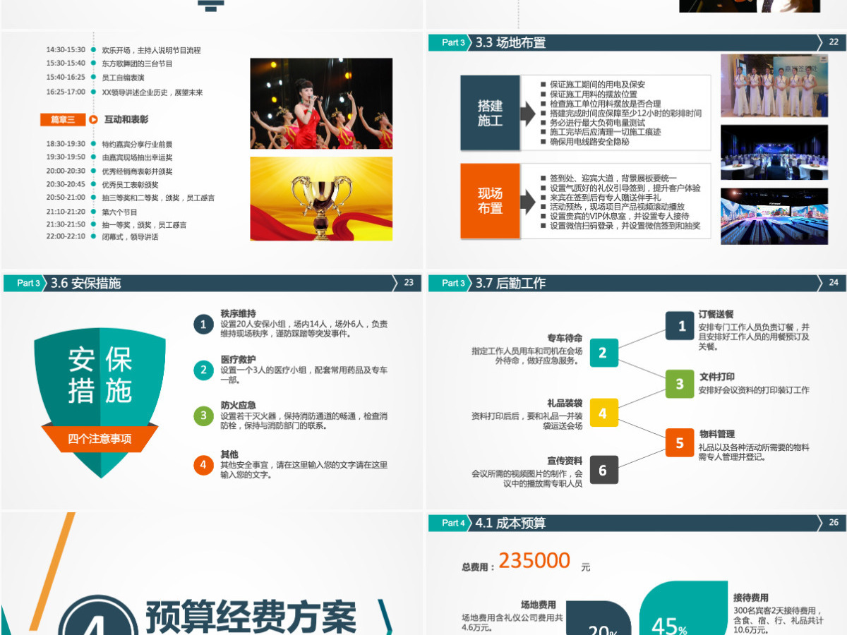 商务活动策划方案PPT模板幻灯片
