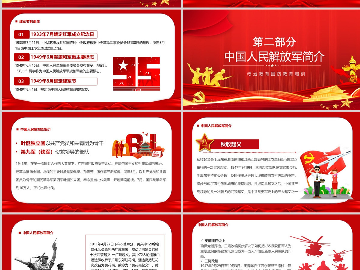 中国梦强军梦党政大气风热烈庆祝中国人民解放军建军95周年专题党课课件模板PPT 中国梦强军梦党政大气风热烈庆祝中国人民解放军建军95周年专题党课课件模板PPT