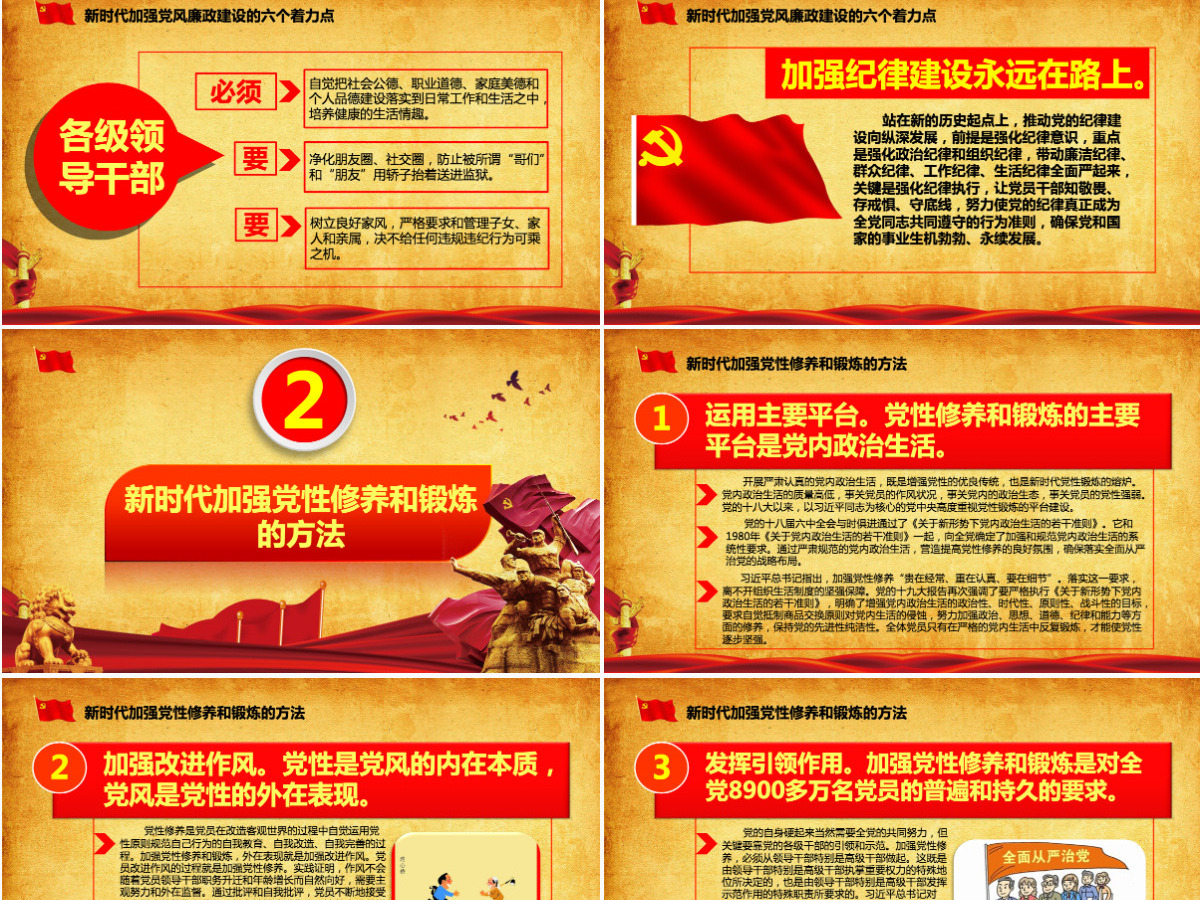 新时代党风廉政建设PPT-含讲稿