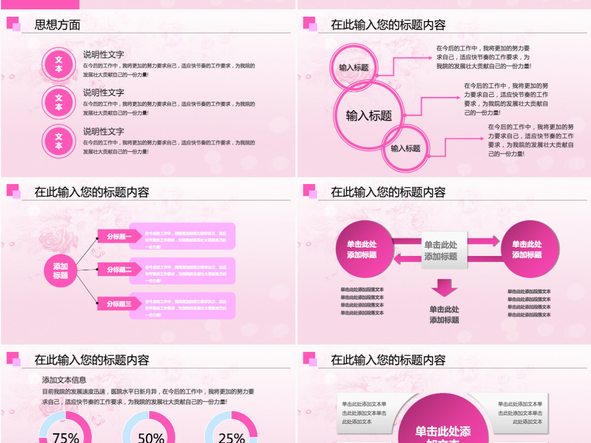 粉红色护士年终总结汇报竞聘ppt模板幻灯片 粉红色护士年终总结汇报竞聘ppt模板幻灯片