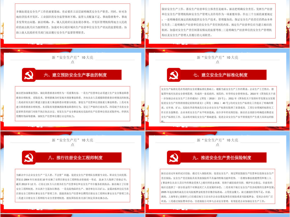 2020全国第19个安全生产月宣传教育活动消除事故隐患筑牢安全防线PPT
