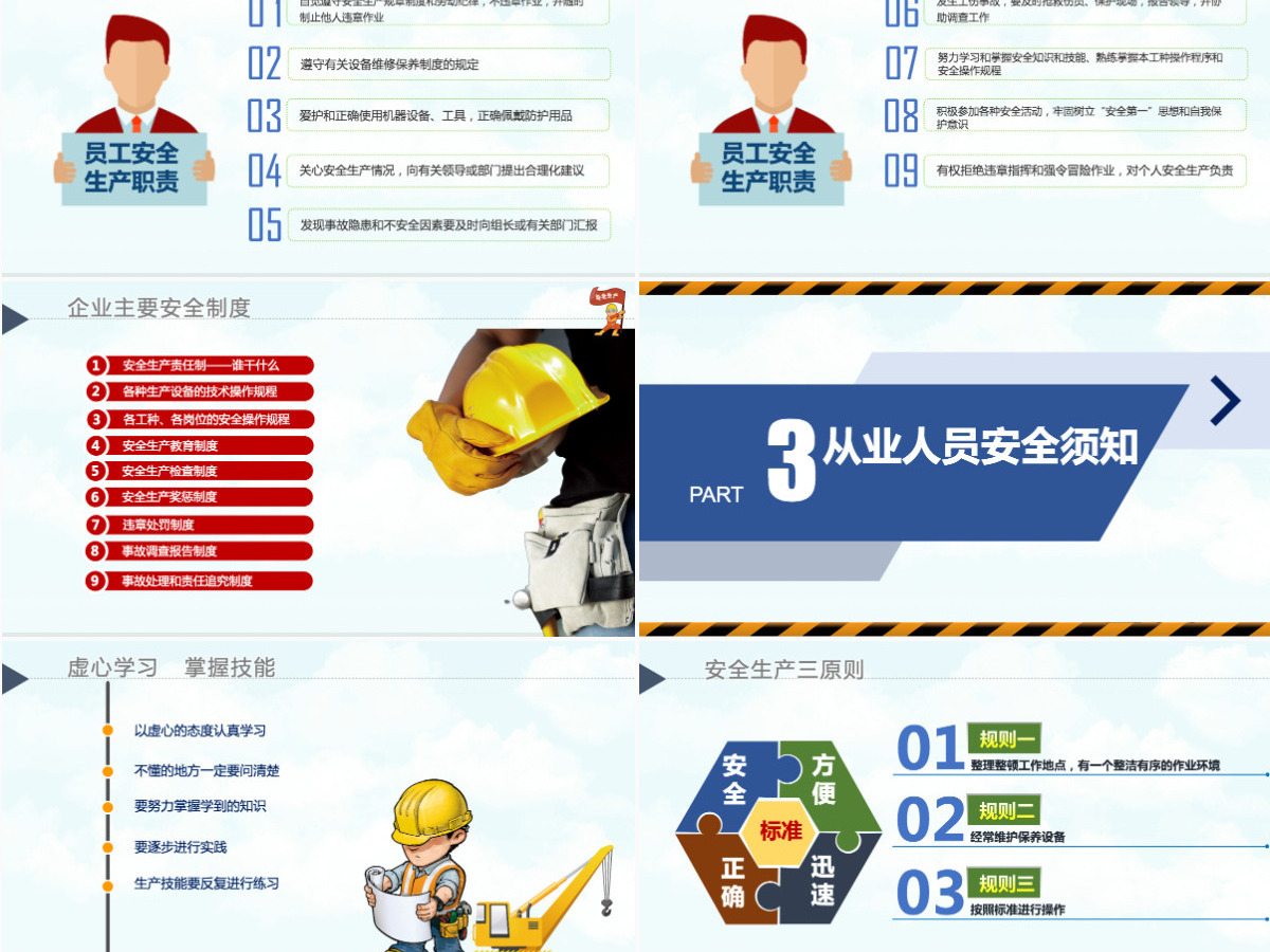 2021安全生产月PPT简洁风落实安全责任推动安全发展安全宣传教育PPT模板 2021安全生产月PPT简洁风落实安全责任推动安全发展安全宣传教育PPT模板