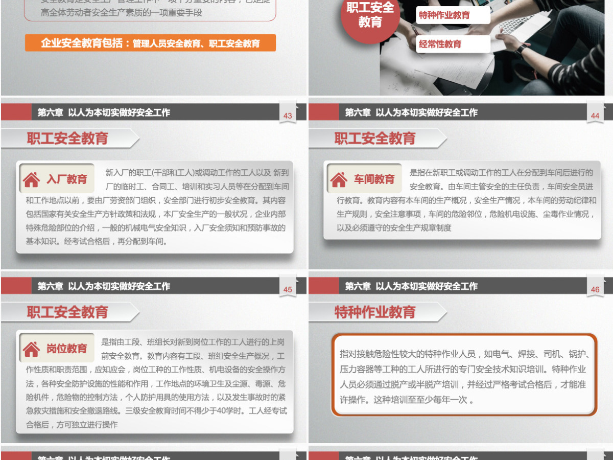 红色立体风安全生产培训课件通用课件PPT模板 红色立体风安全生产培训课件通用课件PPT模板
