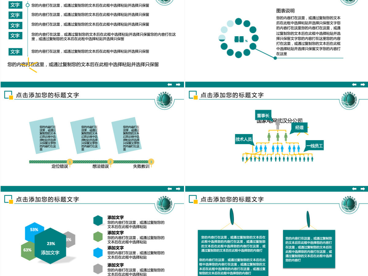 国家电网工作总结计划PPT模板 国家电网工作总结计划PPT模板