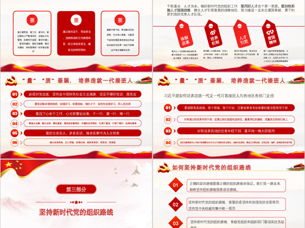 党课贯彻新时代党的组织路线PPT学习党组织工作会议PPT 党课贯彻新时代党的组织路线PPT学习党组织工作会议PPT