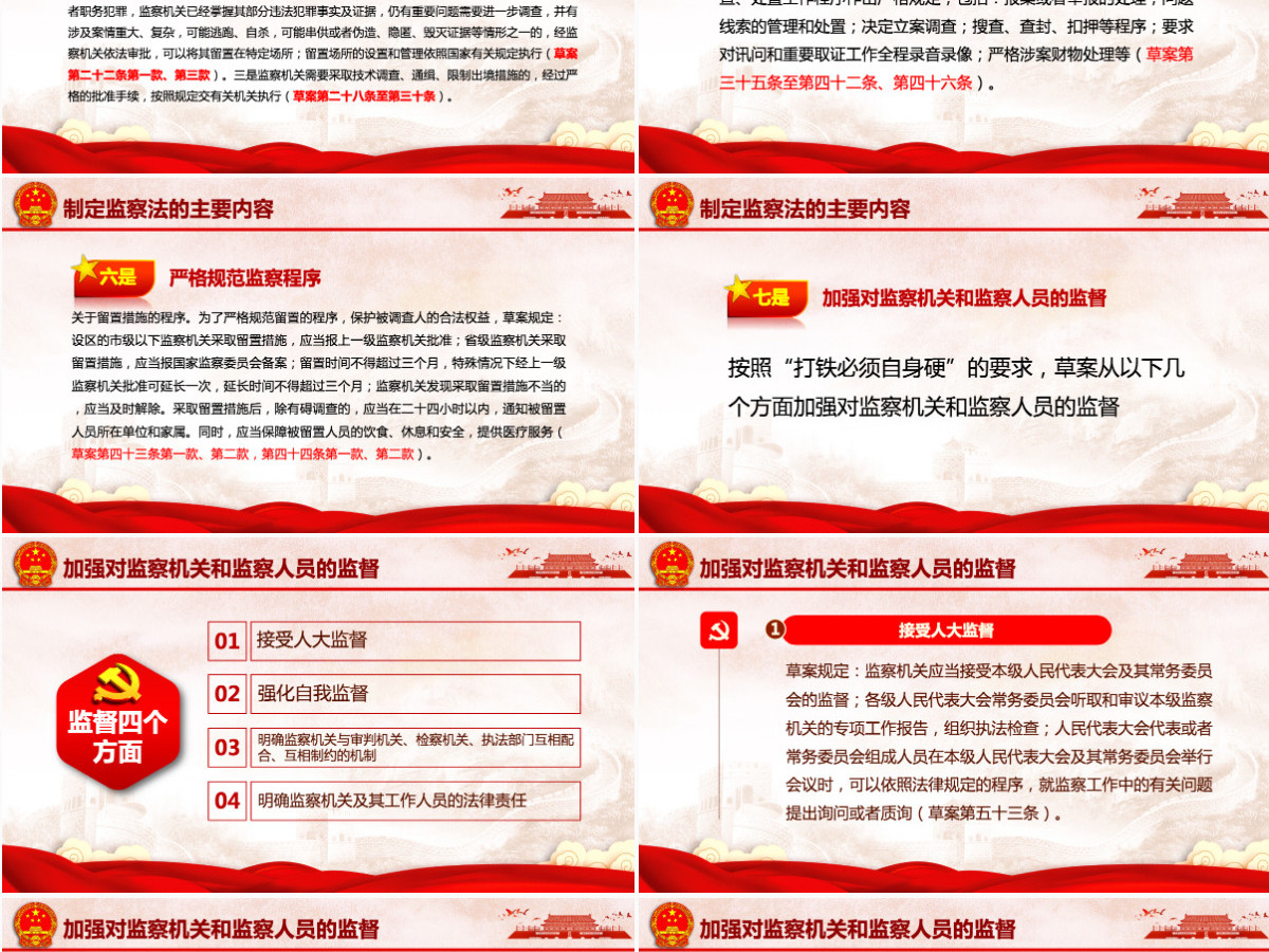 中华人民共和国监察法学习解读两会PPT