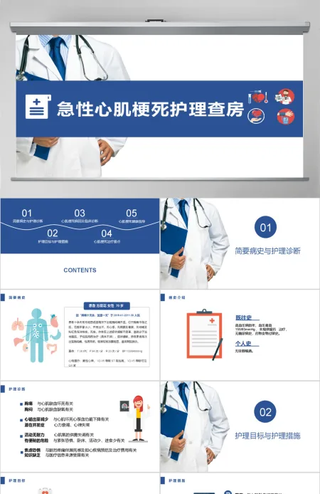 急性心肌梗死护理查房PPT 急性心肌梗死护理查房PPT
