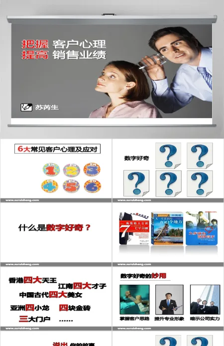 销售汇报PPT模板免费下载