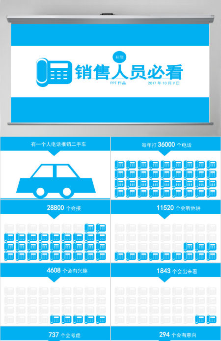 销售手册必看销售经验分享PPT模板幻灯片