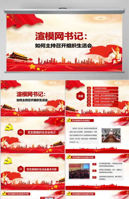 党支部书记如何主持召开组织生活会ppt 党支部书记如何主持召开组织生活会ppt